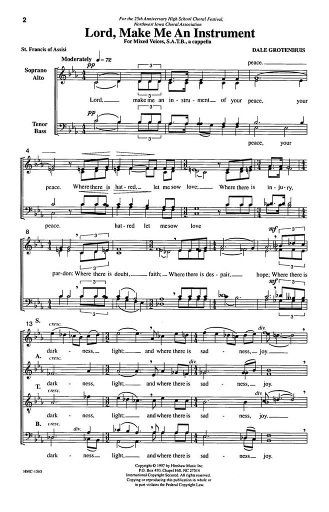 Lord, Make Me An Instrument